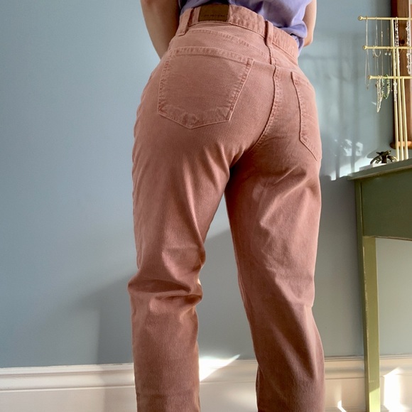Salmon pink corduroy pants - Picture 2 of 3